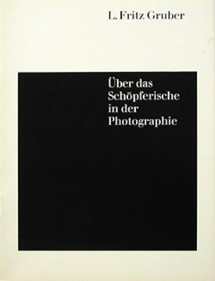 Über das Schöpferische in der Photographie Cover