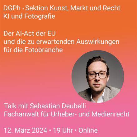 Online-Talk der Sektion Kunst, Markt & Recht: Der AI-Act der EU und di