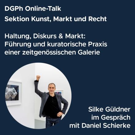 DGPh Online Talk – Silke Güldner im Gespräch mit Daniel Schierke (Galerie Schierke Seinecke)