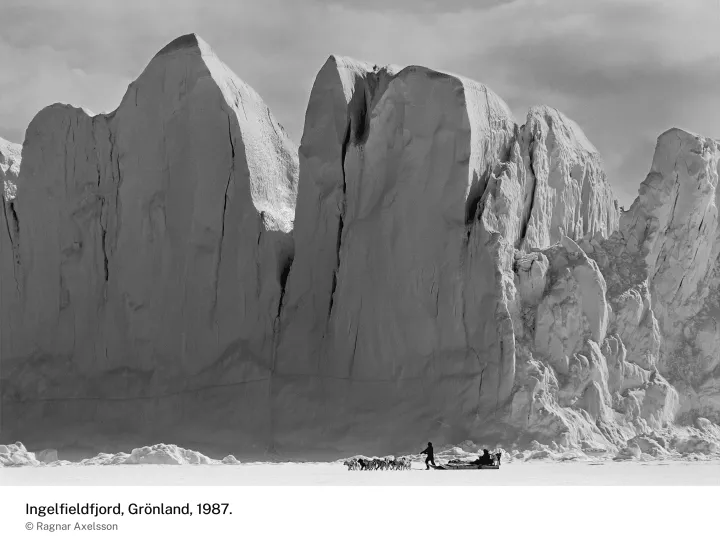 Ragnar Axelsson © Ingelfieldfjord, Grönland, 1987