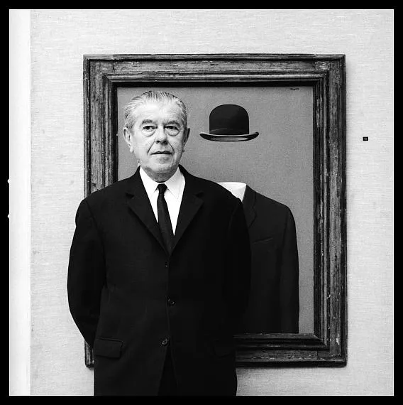Lothar Wolleh René Magritte, Brüssel, 1967 Gelatin silver print 100 x 100 cm © Lothar Wolleh Estate, Berlin Lothar Wolleh René Magritte, Brüssel, 1967 Gelatin silver print 100 x 100 cm © Lothar Wolleh Estate, Berlin