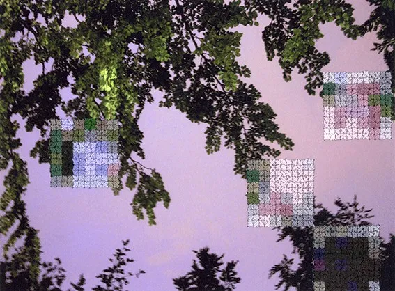 Diane Meyer: ‚Brüssel I‘, 2022, Pigmentdruck handgenäht, 10,2 x 15,2 cm, 3 + II AP
