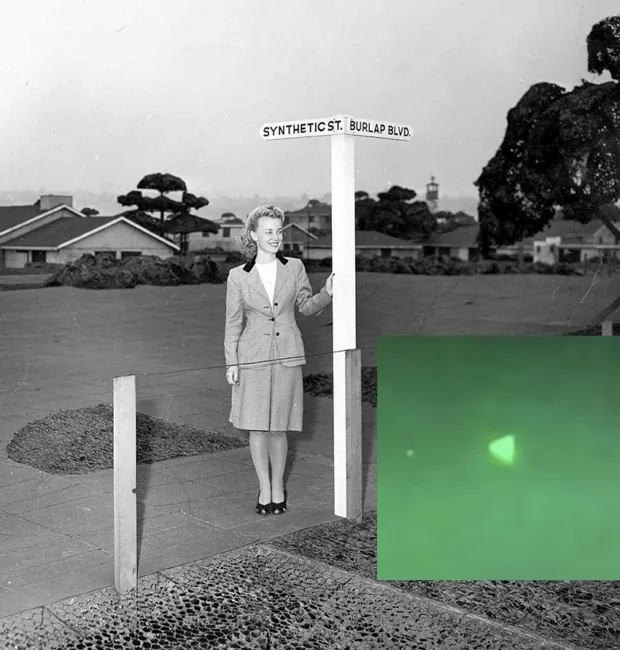 Andrea Orejarena & Caleb Stein, Synthetic Street. Mixed Media Collage, 2023. © Orejarena & Stein. Andrea Orejarena & Caleb Stein, Synthetic Street. Mixed Media Collage, 2023. © Orejarena & Stein.