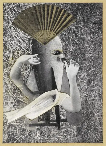 Max Ernst: Die chinesische Nachtigall / Le rossignol chinois, 1920. Collage und Tusche auf Papier, 15,5 x 9 cm. Musée de Grenoble © VG Bild-Kunst, Bonn 2024 Max Ernst: Die chinesische Nachtigall / Le rossignol chinois, 1920. Collage und Tusche auf Papier, 15,5 x 9 cm. Musée de Grenoble © VG Bild-Kunst, Bonn 2024