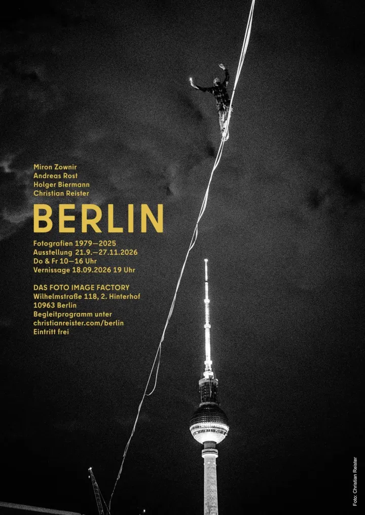BERLIN | Fotografien 1979–2025 eine Gruppenausstellung mit Miron Zownir, Andreas Rost, Holger Biermann, Christian Reister