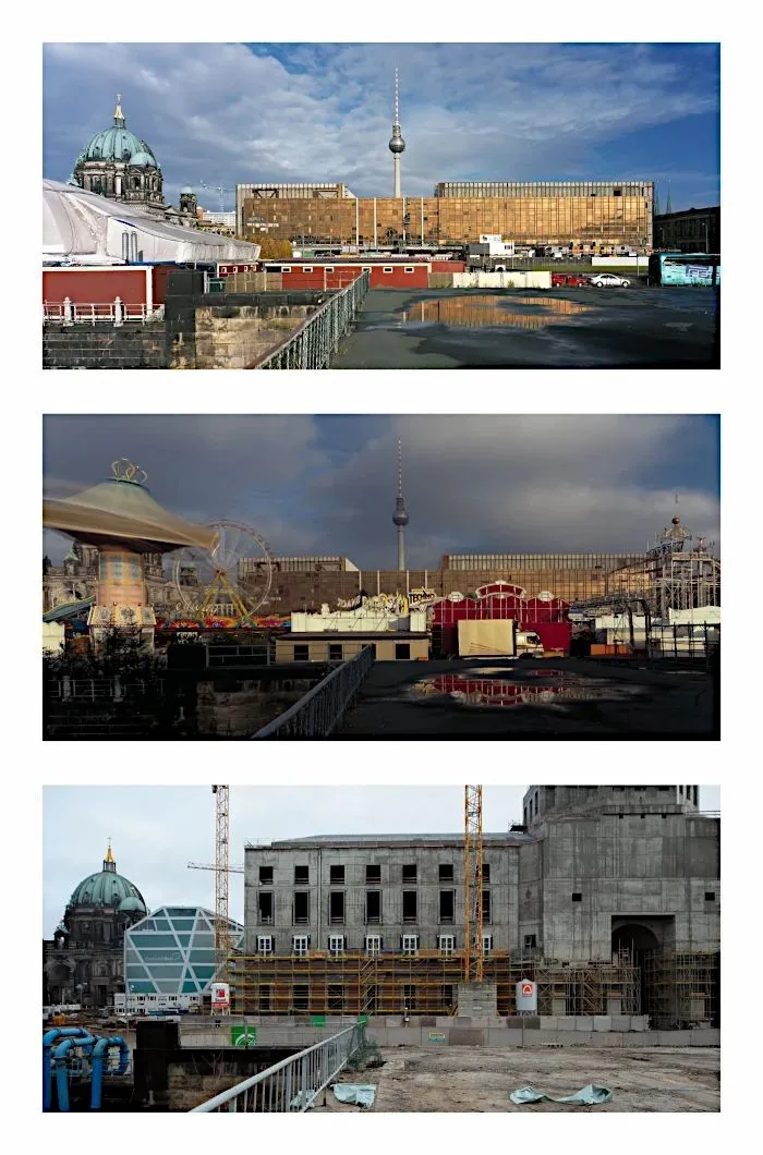 Michael Ruetz aus Timescape 312, 312.10, October 26 2002, 14:48 h, 312.14, December 10 2005, 12:52 h, 312.26, December 17 2015, 10:06 h, Schloßplatz, Berlin-Mitte © Michael Ruetz Michael Ruetz aus Timescape 312, 312.10, October 26 2002, 14:48 h, 312.14, December 10 2005, 12:52 h, 312.26, December 17 2015, 10:06 h, Schloßplatz, Berlin-Mitte © Michael Ruetz