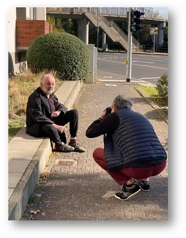 Making of … „Mein Leben - so anders“ (Foto-Shooting) Foto: © Erhard Scherfer / Klaus Störch Making of … „Mein Leben - so anders“ (Foto-Shooting) Foto: © Erhard Scherfer / Klaus Störch