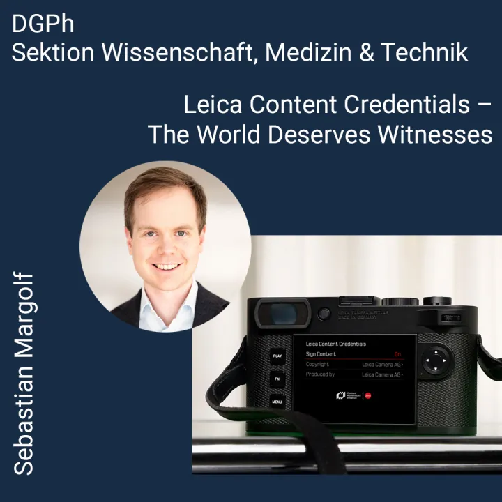 Leica Content Credentials – The World Deserves Witnesses: Online Talk mit Sebastian Margolf