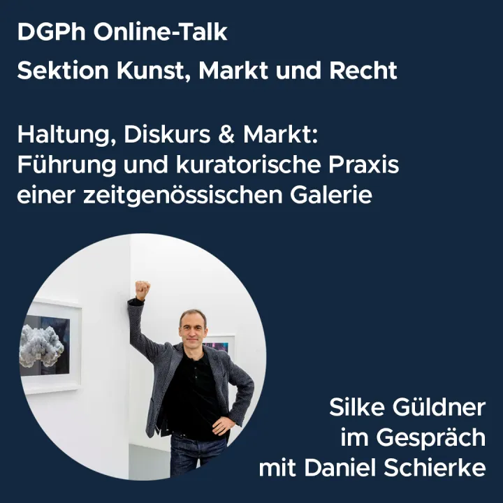 DGPh Online Talk – Silke Güldner im Gespräch mit Daniel Schierke (Galerie Schierke Seinecke)