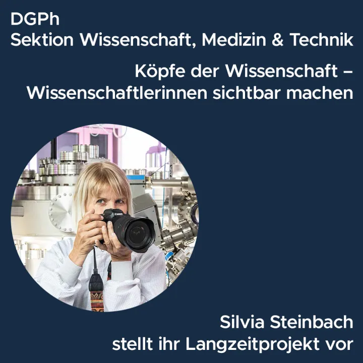 Köpfe der Wissenschaft: Online-Talk der Sektion Wissenschaft, Medizin und Technik mit Silvia Steinbach