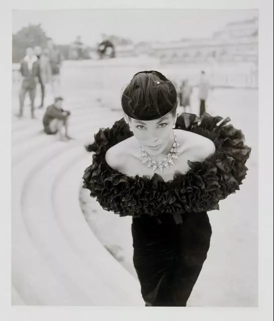 Walde Huth, Lucky wearing a dress by Dior, Paris, 1955, Museum Ludwig, © Heringson Collectibles, Wuppertal Reproduction: Rheinisches Bildarchiv Cologne