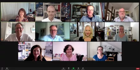 Gründung des Deutschen Fotorats per Zoom-Sitzung. © Jürgen Scriba, DFA 
