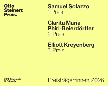 Otto Steinert-Preis. DGPh-Förderpeis für Fotografie. 2026