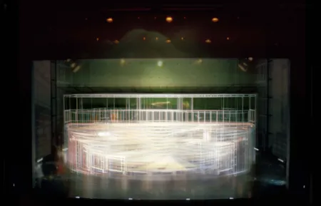 Langzeitbelichtung "Romeo und Julia", am Residenztheater, 2025. Camera Obscura © Karen Stuke 