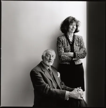 Reante und Prof. L. Fritz Gruber 1999 © Michael Dannenmann
