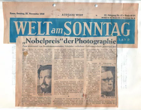 Artikel aus Welt am Sonntag vom 22.11.1959