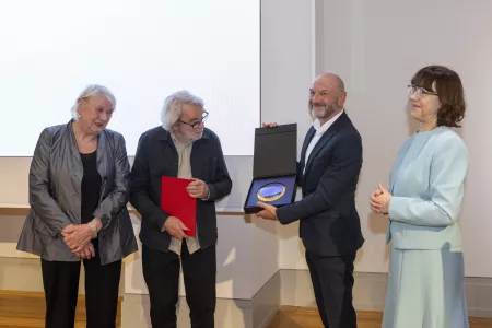 Verleihung des Kulturpreises 2023 der DGPh an Ute Mahler und Werner Mahler. © Rosa Merk