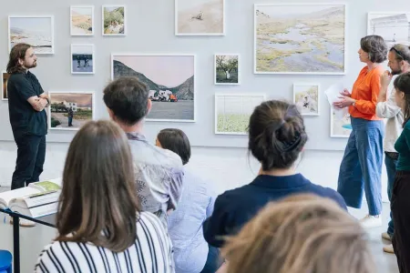 BA-Kolloquium in der Gaf. Galerie für Fotografie © Tobias Eineder
