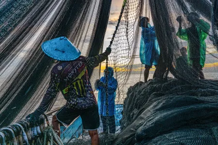 Meeresarbeiter. Sulawesi, Indonesien © Rolf Nobel