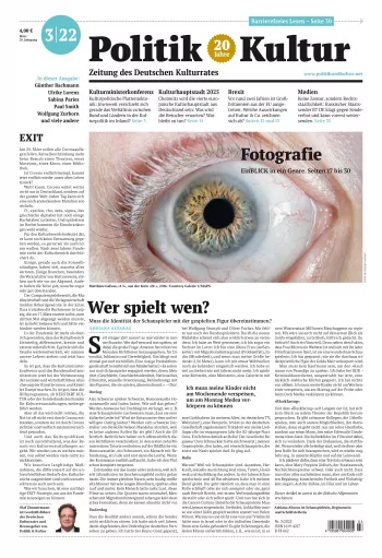 Titelseite Politik & Kultur 3-2022