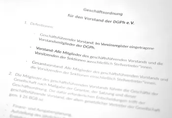 Veränderungen im Vorstand der Deutschen Gesellschaft für Photographie (DGPh)