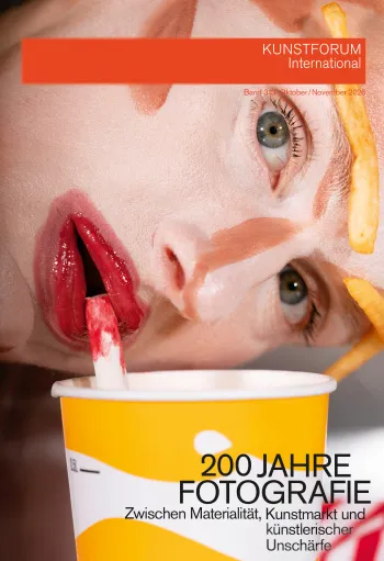 Cover Kunstforum, Band 313, 2026
