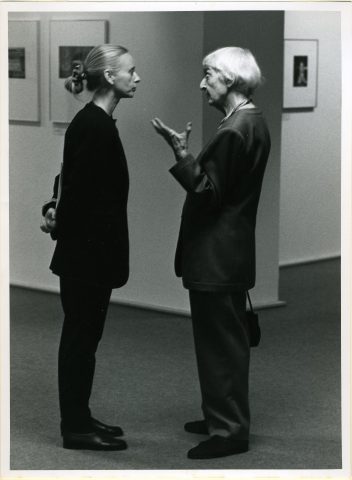 Ute Eskildsen mit Ellen Auerbach, 1993, © Barbara Klemm