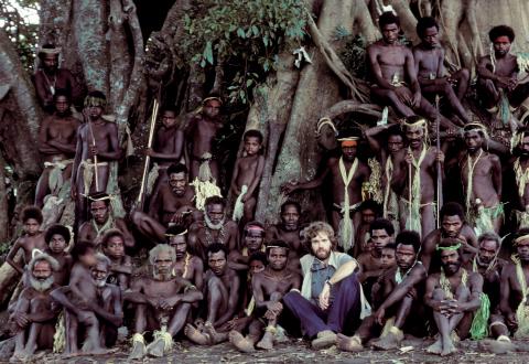 Porträt Hans-Jürgen Burkard, Insel Tanna, Vanuatu, Südpazik, 1987_ Reportage für Geo Magazin (300 dpi)