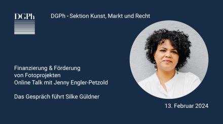 DGPh Sektion Kunst, Markt und Recht. Online Gespräch mit Jenny Engler Petzold
