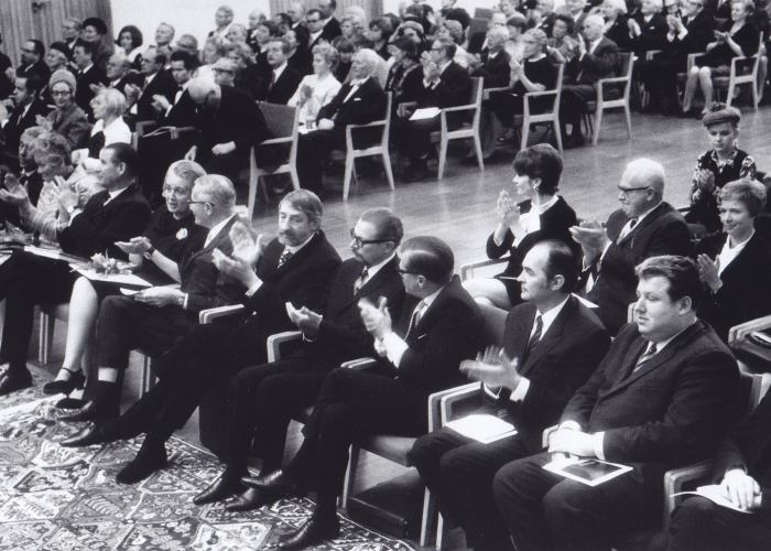 Preisverleihung 1969 im Kölner Gürzenich, Foto: Helmut J. Wolf
