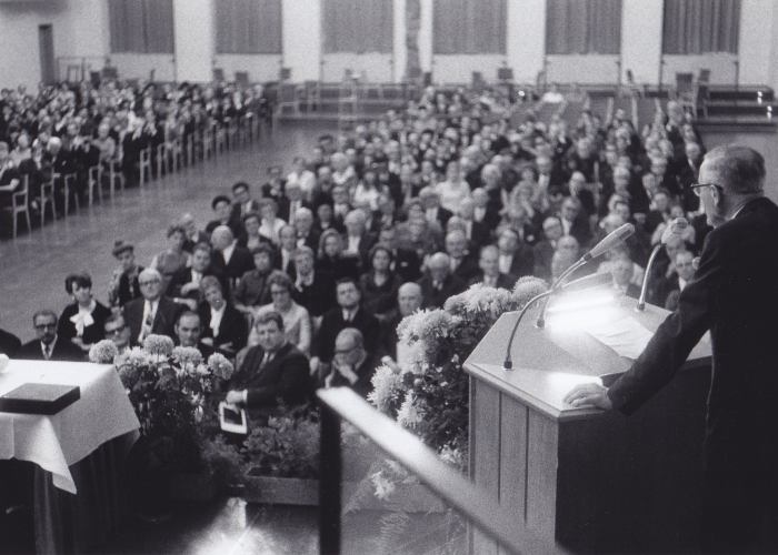 Preisverleihung 1969 im Kölner Gürzenich, Foto: Helmut J. Wolf