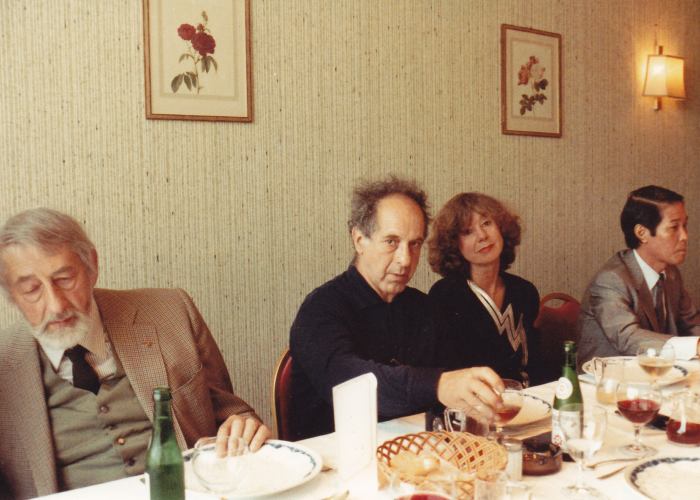v.l.n.r.: L. Fritz Gruber, Robert Frank, Renate Gruber