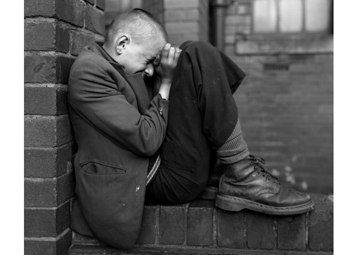 © Chris Killip. Youth on Wall. Tyneside