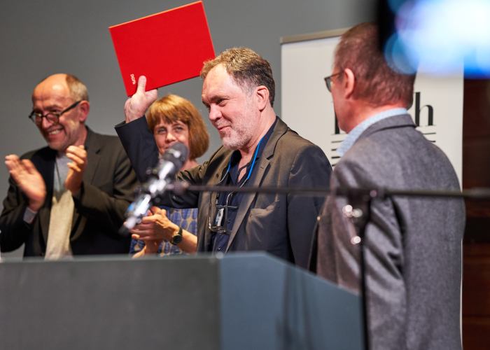 Verleihung des Dr. Erich Salomon-Preises am 25.9.2021 im Altonaer Museum in Hamburg. © Noah Bizer
