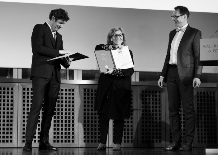 DGPh Photography Awards 2025. Hans Rooseboom (Rijksmuseum), Mattie Boom, Roy Hessing (gf. Vorstand DGPh) © Philipp Bösel