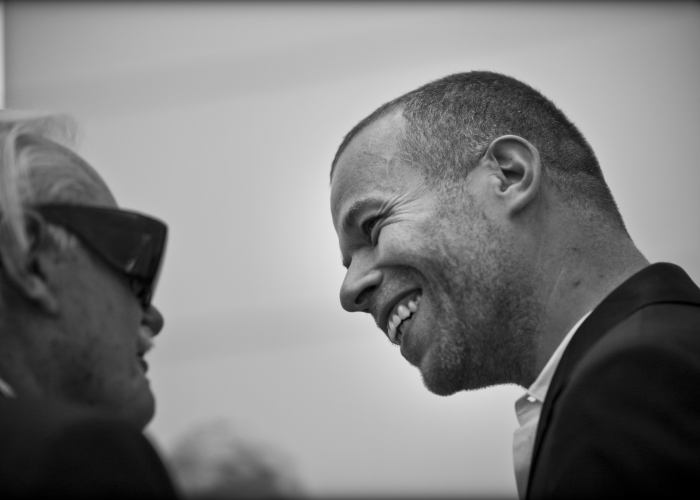 Preisverleihung, F.C. Gundlach im Gespräch mit Wolfgang Tillmans; Fotos: Rüdiger Glatz