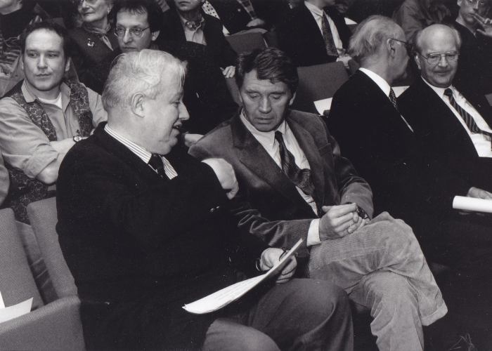 Dr. Karl Steinorth und Don McCullin © Museum Folkwang Essen