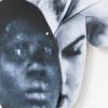 Frida Orupabo, Entangle (Detail), 2023, collage: pigment print on acidfree cotton paper, mounting tape, split pins two heads: 53 x 55 cm, bum and legs: 102 x 98 cm; Foto: Matthias Lindner; © The Artist, Courtesy: The Artist and Galerie Nordenhake Berlin/Stockholm/Mexico City Frida Orupabo, Entangle (Detail), 2023, collage: pigment print on acidfree cotton paper, mounting tape, split pins two heads: 53 x 55 cm, bum and legs: 102 x 98 cm; Foto: Matthias Lindner; © The Artist, Courtesy: The Artist and Galerie Nordenhake Berlin/Stockholm/Mexico City