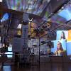 Keyvisual "Nam June Paik: i Expose the Music" / Nam June Paik, Sistine Chapel, 1993/2019 Installation view at SFMOMA © Nam June Paik Estate Photo: Jon Huffman / Grafik: TenTen Team